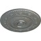 Ekena Millwork Neuveau Ceiling Medallion (Fits Canopies up to 6 3/8"), Hand-Painted Silver, 24 1/4"OD x 2"P CM24NASLS - alternate 2